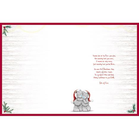 Wonderful Mum & Dad Large Me to You Bear Christmas Card Extra Image 1